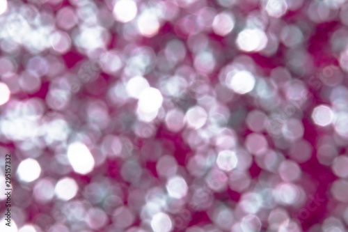 Beautiful colorful festive blurred background for christmas design, copy space. Unique crimson red and silver color backdrop for new year celebration 