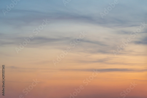 Yellow sunset sky. Nature background. © Yulia