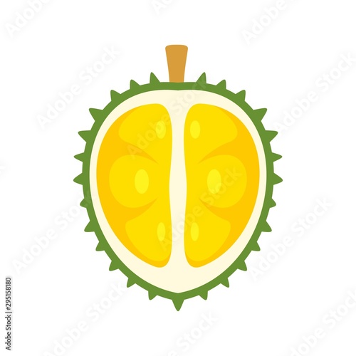 Durian icon. Flat illustration of durian vector icon for web design