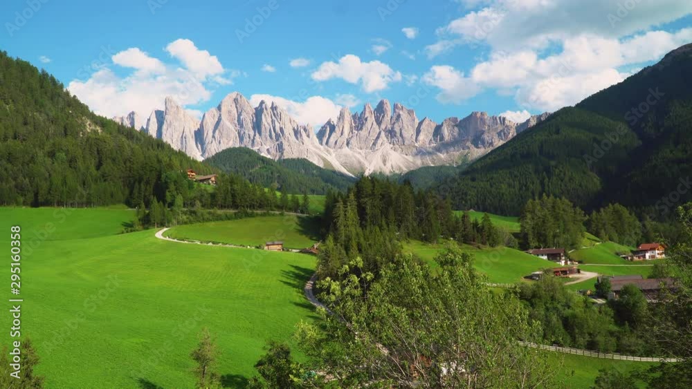 Santa Maddalena, Val di Funes, South Tyrol / Italy. Santa Maddalena village in the Dolomites Santa Maddalena, Val di Funes, South Tyrol / Italy. Santa Maddalena village in the Dolomites