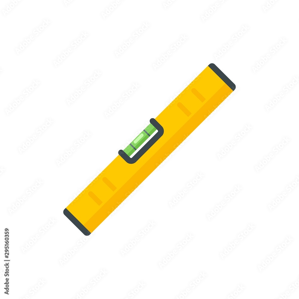 Water balance tool craft icon. Flat illustration of water balance tool craft vector icon for web design