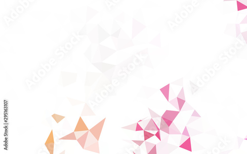 Light Green  Yellow vector gradient triangles pattern. Colorful abstract illustration with triangles. New template for your brand book.