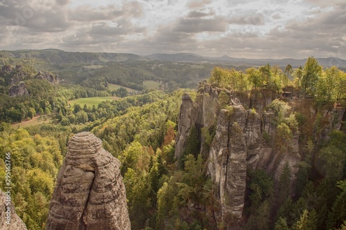 beautiful rock formations of Bohemian-Saxon Switzerland