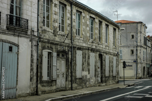 Street of villages of Ré island