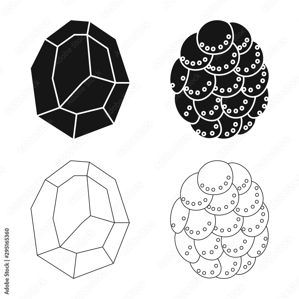 Obraz premium Isolated object of animal and prehistoric symbol. Collection of animal and cute stock vector illustration.