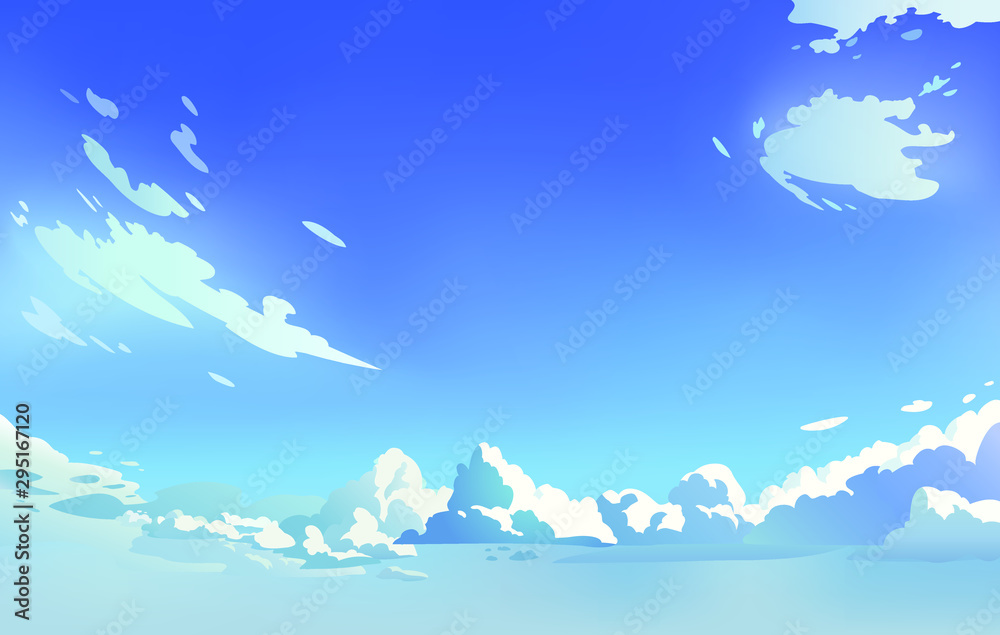 Khám phá một không gian mê hoặc với vector landscape sky clouds. Sunny day. Anime style. Background, bao gồm các hình ảnh tuyệt đẹp của bầu trời anime. Với hình ảnh chất lượng cao và thiết kế độc đáo, chắc chắn sẽ làm cho bộ sưu tập của bạn trở nên phong phú hơn.