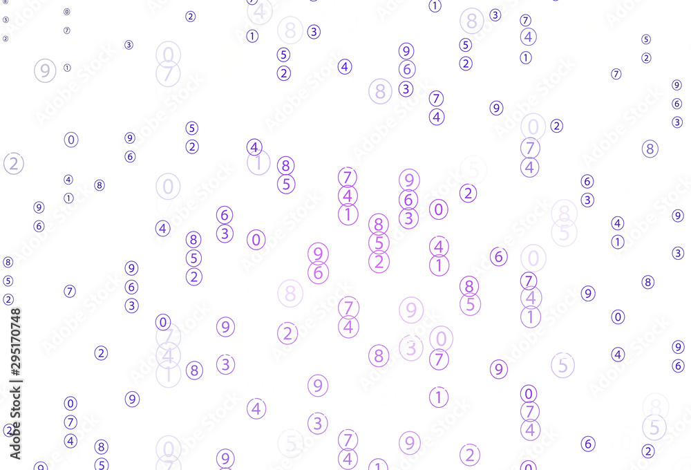 Light Purple, Pink vector background with math characters. Light Purple, Pink vector background with math characters.