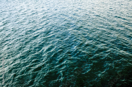 Calm sea water with small ripples for background and texture, nature background concept.