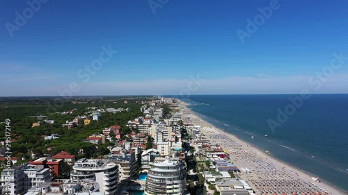 Popular beaches of Italy on the Adriatic Sea. Rimini photo