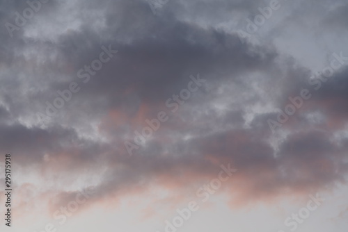 Fototapeta Naklejka Na Ścianę i Meble -  Clouds evening sky