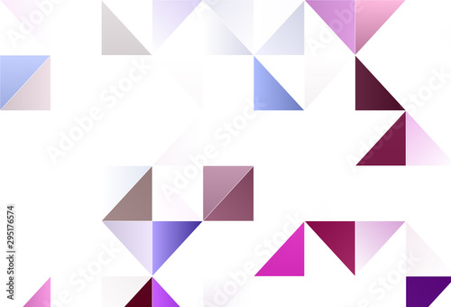Light vector pattern with polygonal style.
