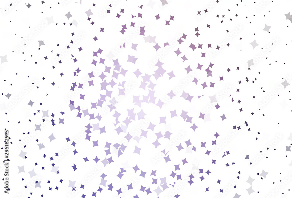 Light Purple vector texture with beautiful stars. Light Purple vector texture with beautiful stars.