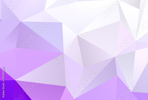 Light Purple vector abstract polygonal pattern.