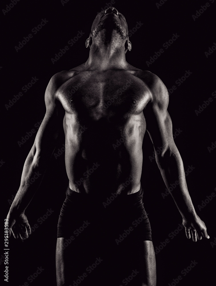 Fototapeta premium Male dancer with bare torso
