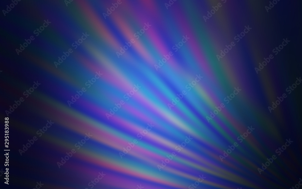 Fototapeta premium Dark Pink, Blue vector pattern with sharp lines. Lines on blurred abstract background with gradient. Pattern for ad, booklets, leaflets.