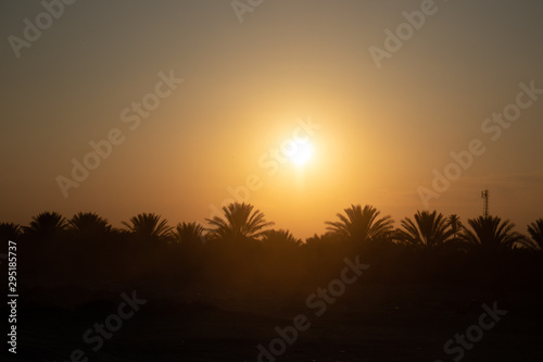 Sahara Desert Tunisia Sunset Camila
