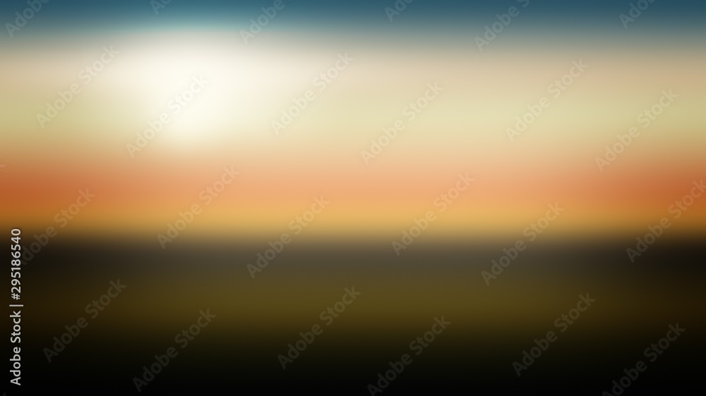 gradient sun background abstract design, blur art.