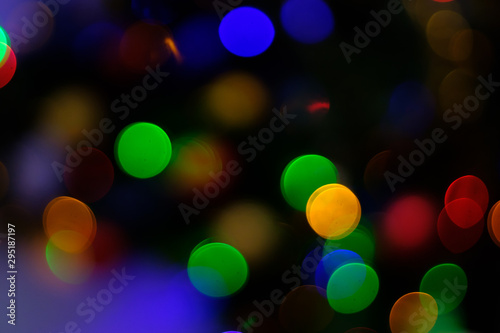 Christmas holidays bokeh abstract background.