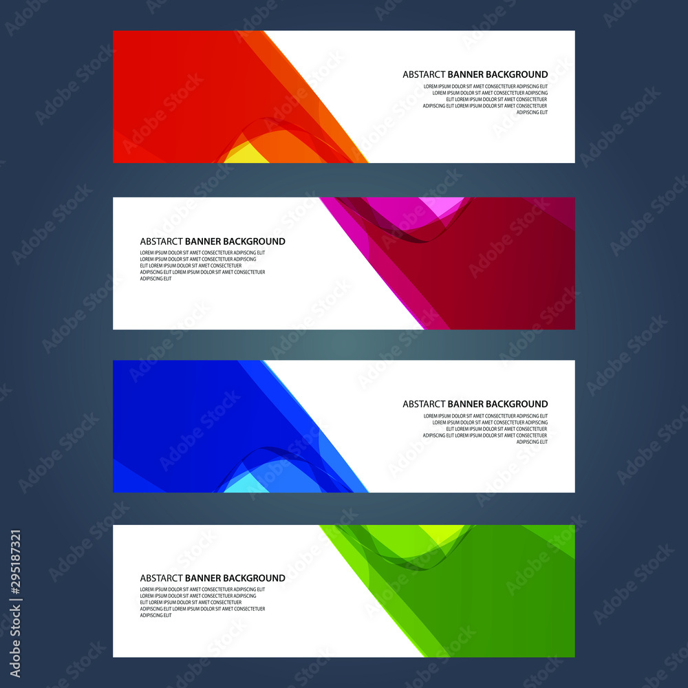 Vector Abstract design banner web template