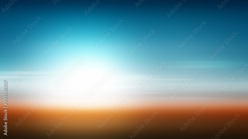 Sunset background illustration gradient abstract, glow blurred.