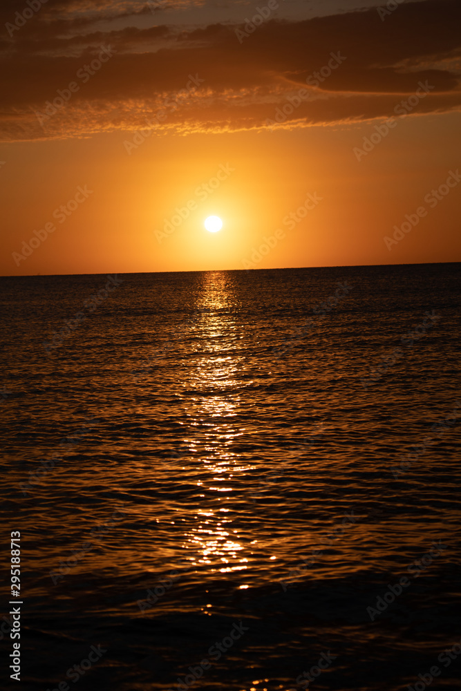Sunrise Mediterranean Sea 