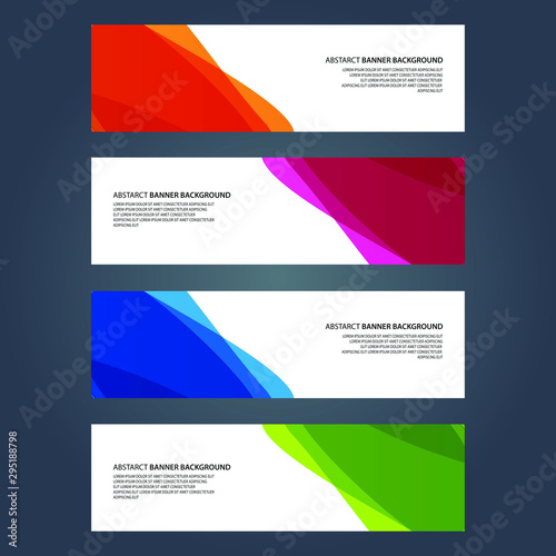 Vector Abstract design banner web template