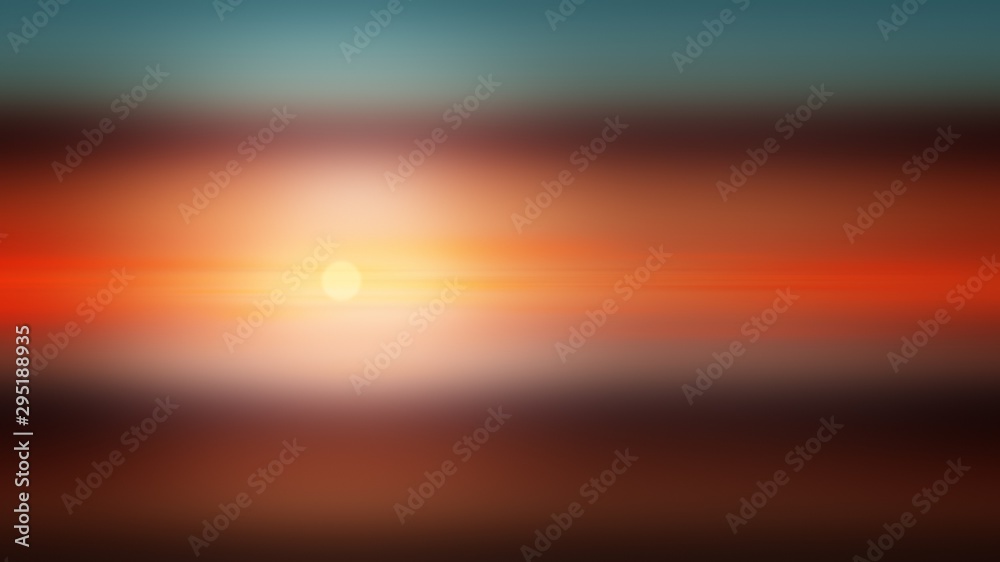 Sunset background illustration gradient abstract, template colorful.