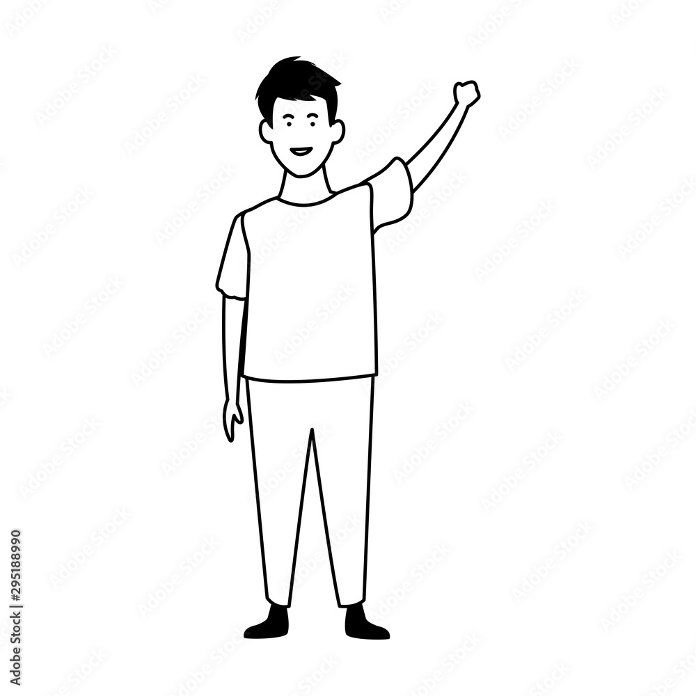 happy boy icon, flat design happy boy icon, flat design