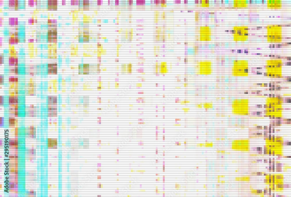 Fototapeta Glitch vhs noise background abstract, screen glitch error.