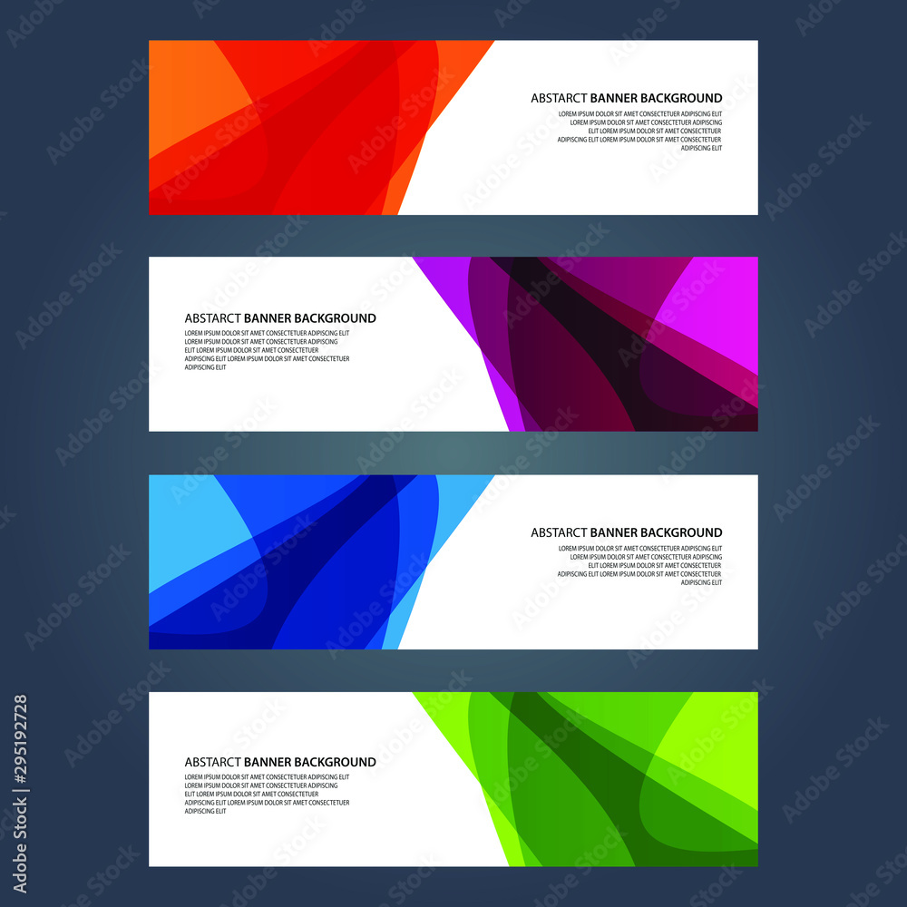 Vector Abstract design banner web template