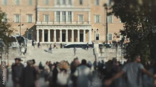 Wallpaper Mural Greek Parliament And Syntagma Square Establishing Shot Slowmo Torontodigital.ca