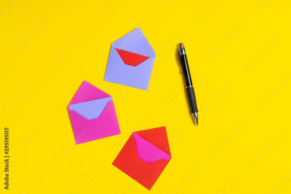 Colored greeting cards Colored greeting cards