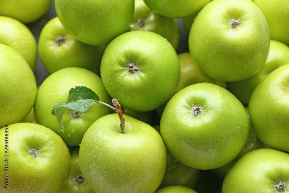 Many fresh ripe apples as background Many fresh ripe apples as background