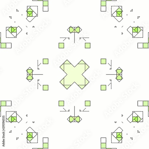 Contour pattern abstract background design, seamless drawn.