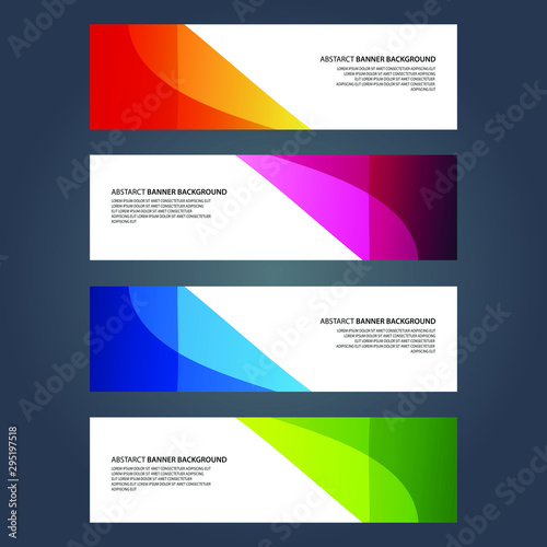 Vector Abstract design banner web template