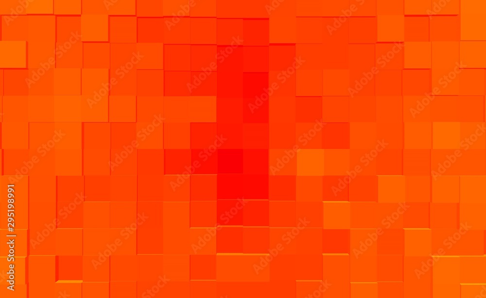 Abstract cube 3d extrude background, illustration render. - obrazy, fototapety, plakaty 