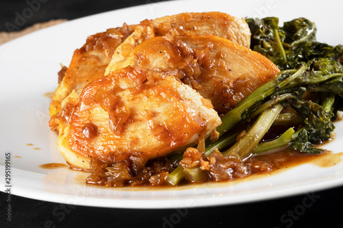 Close up Chicken Breast Dinner