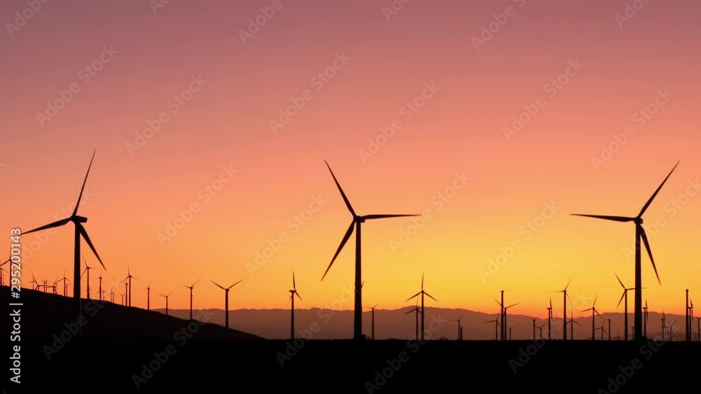 Wind turbines in Southern California near Palm Springs. Shot shortly before the sun came up. Wind turbines in Southern California near Palm Springs. Shot shortly before the sun came up.