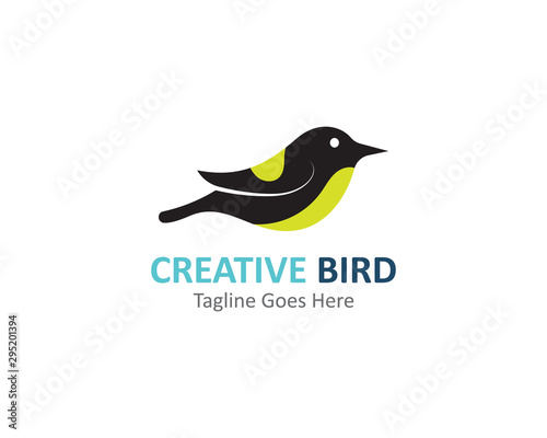 Creative logo design Bird vector template icon