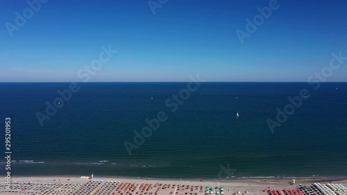 Popular beaches of Italy on the Adriatic Sea. Rimini photo