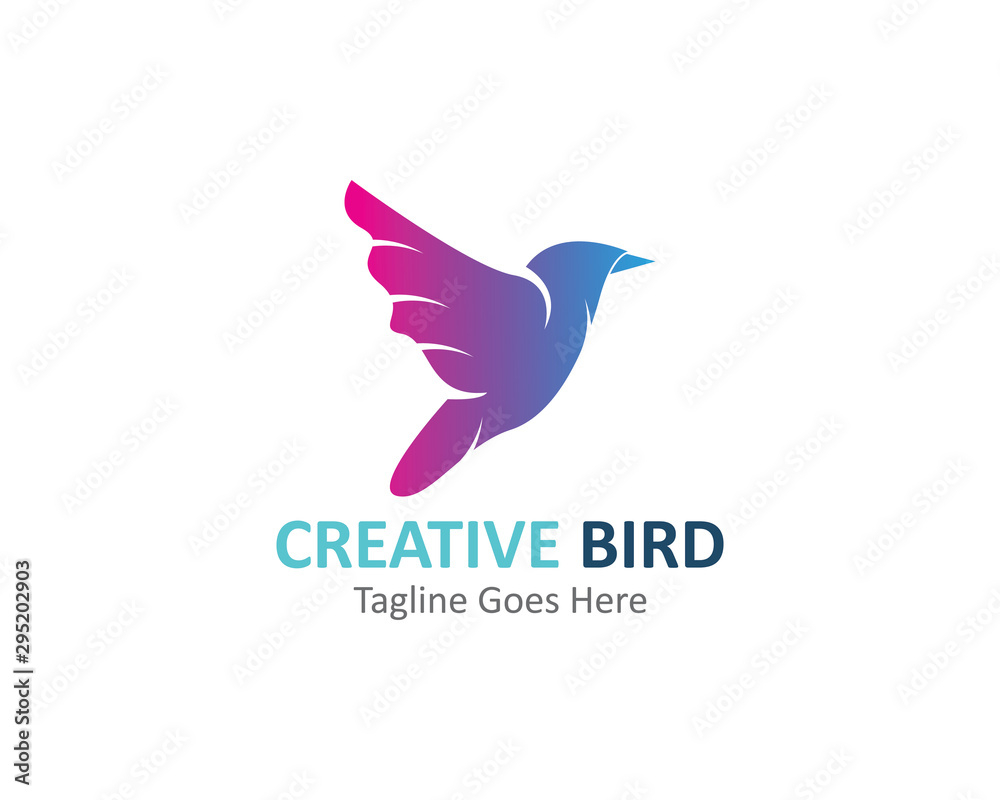 Creative logo design Bird vector template icon Creative logo design Bird vector template icon