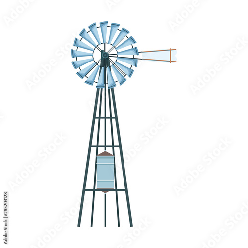 wind water pump icon image
