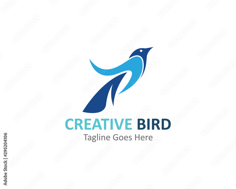 Creative logo design Bird vector template icon Creative logo design Bird vector template icon