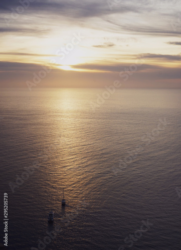 Puesta de sol en palma de mallorca