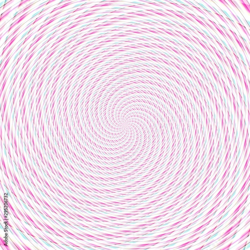 Abstract background illusion hypnotic illustration  attractive rotation.