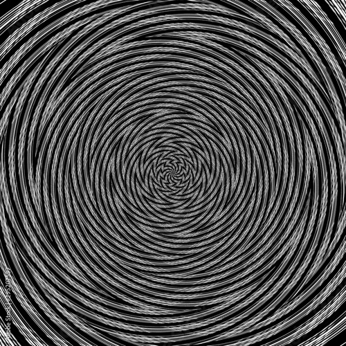Illusion background spiral pattern zig-zag  kaleidoscope texture.
