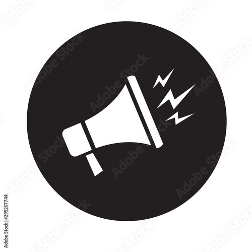 Mega speaker vector icon illustration sign