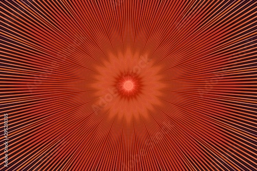orange flower pattern floral kaleidoscope. fabric abstract.