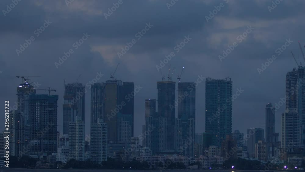 Timelapse of a sunrise over Worli Mumbai Timelapse of a sunrise over Worli Mumbai