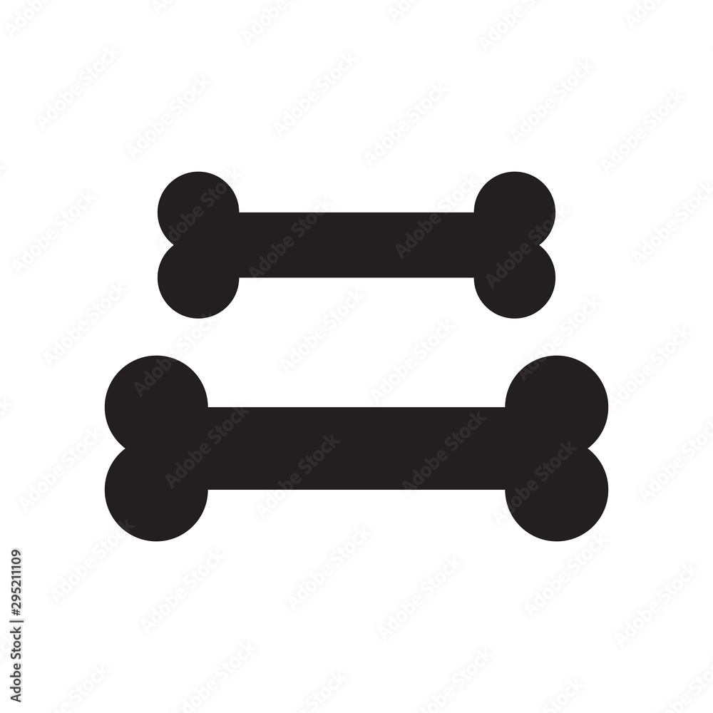 bone illustration icon logo vector template